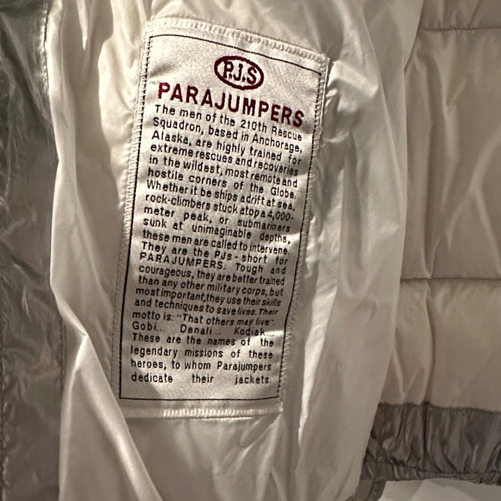 Parajumpers Metallic Silver Puffer Jacket - Picture 3 of 7